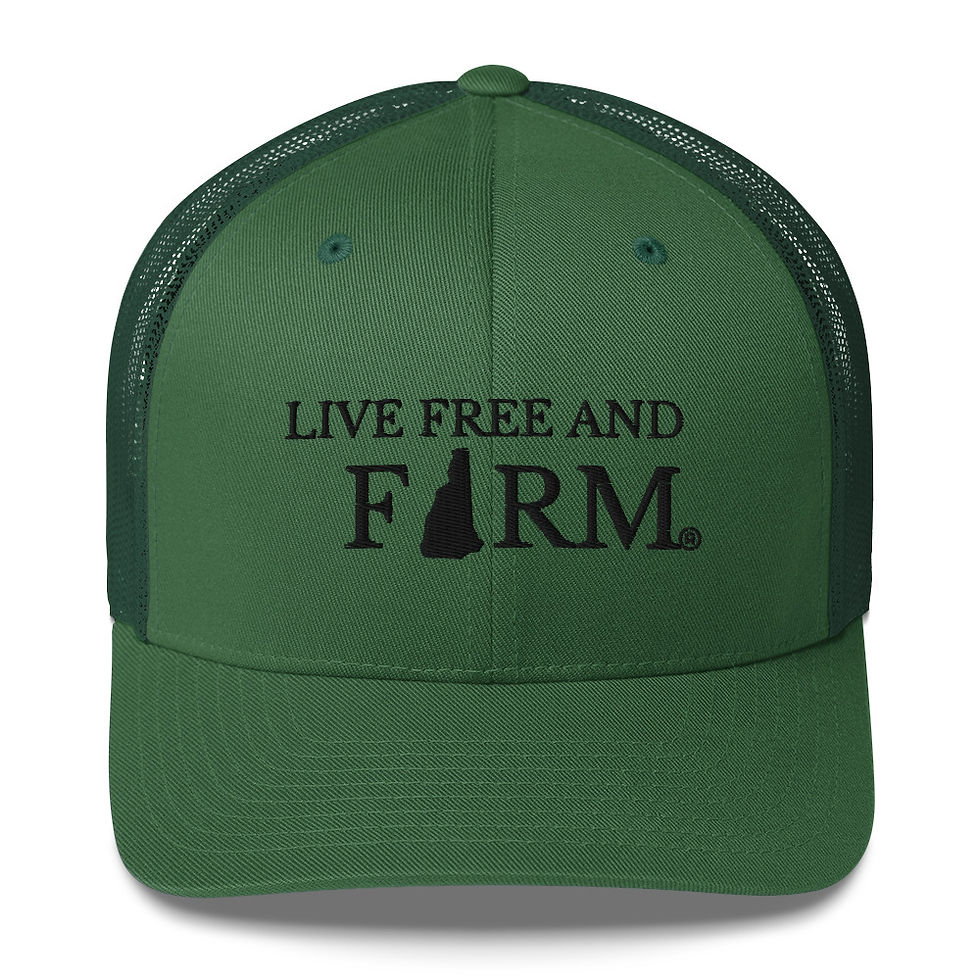 Thumbnail: Live Free and Farm Trucker Cap