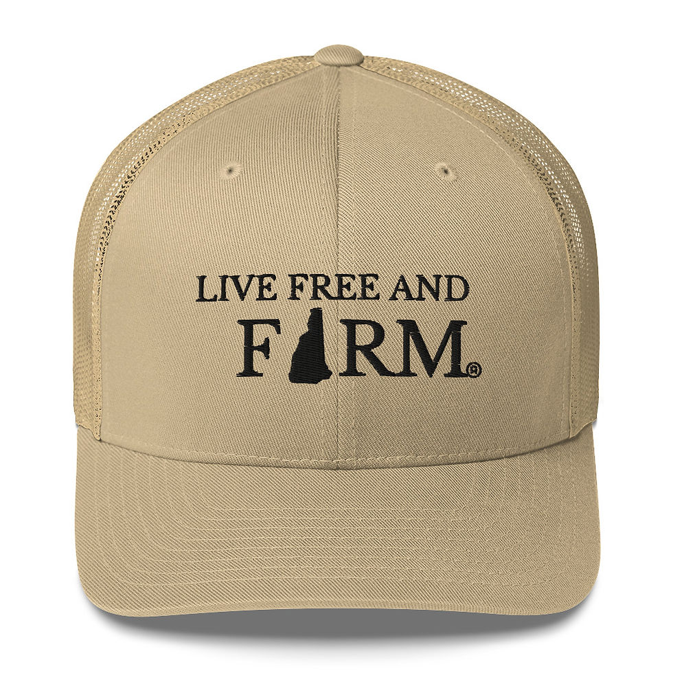 Thumbnail: Live Free and Farm Trucker Cap