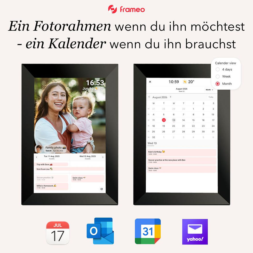 Miniaturbild: Cytem Digitaler Bilderrahmen 10.1 Zoll IPS-Matt, mit WLAN & Frameo, 32GB -BL