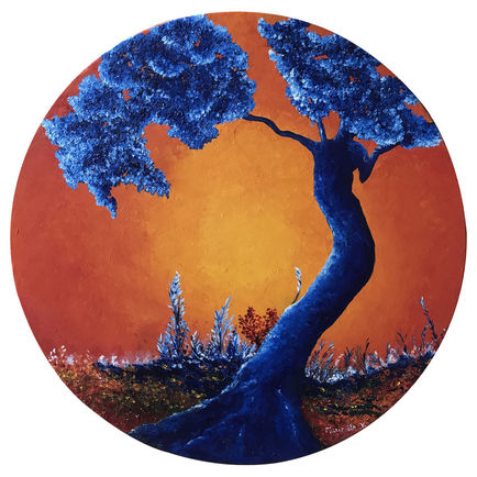 J’aime me balader dans la forêt en automne. À des moments de la journée, en fin d’après-midi, le ciel prend des lueurs incroyables et les lumières sur les arbres, le temps de quelques secondes, sont si intenses que j’ai voulu les peindre. J’aime ces instants chargés de poésie, où le temps semble suspendu. 
Marie de Vençay artiste peintre, Artiste peintre contemporain, artiste peintre femme, Peinture figurative, Peinture inspirée de la nature et des légendes, Peinture inspirée du voyage et de la lumière, Peinture au couteau/pinceau/éponge,Techniques mixtes en peinture, Couleurs chaudes et vibrantes en peinture, Jeux de lumière en peinture, Bleu, Peinture inspirée des contes, légendes et traditions orales, Peinture mêlant réalité et magie, Peinture sur le thème de l’arbre, Peinture sur la lumière sous différentes latitudes, Paysages poétiques et oniriques en peinture, Portraits, portraits de femme, Animaux totem, Peinture animalière, Paysages, Paysages oniriques, Tableaux personnalisés artiste peintre, Peinture sur commande cadeau unique, Idée cadeau artistique original, Acheter un tableau original artiste peintre, Exposition d’art contemporain, Acheter une peinture originale, Galerie d’art en ligne artiste peintre, Artiste peintre à suivre, artcollector