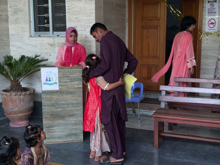 We are so nostalgic about our Eid Milan Party with relatives of our daughters after Eid-ul-Fitr. 
