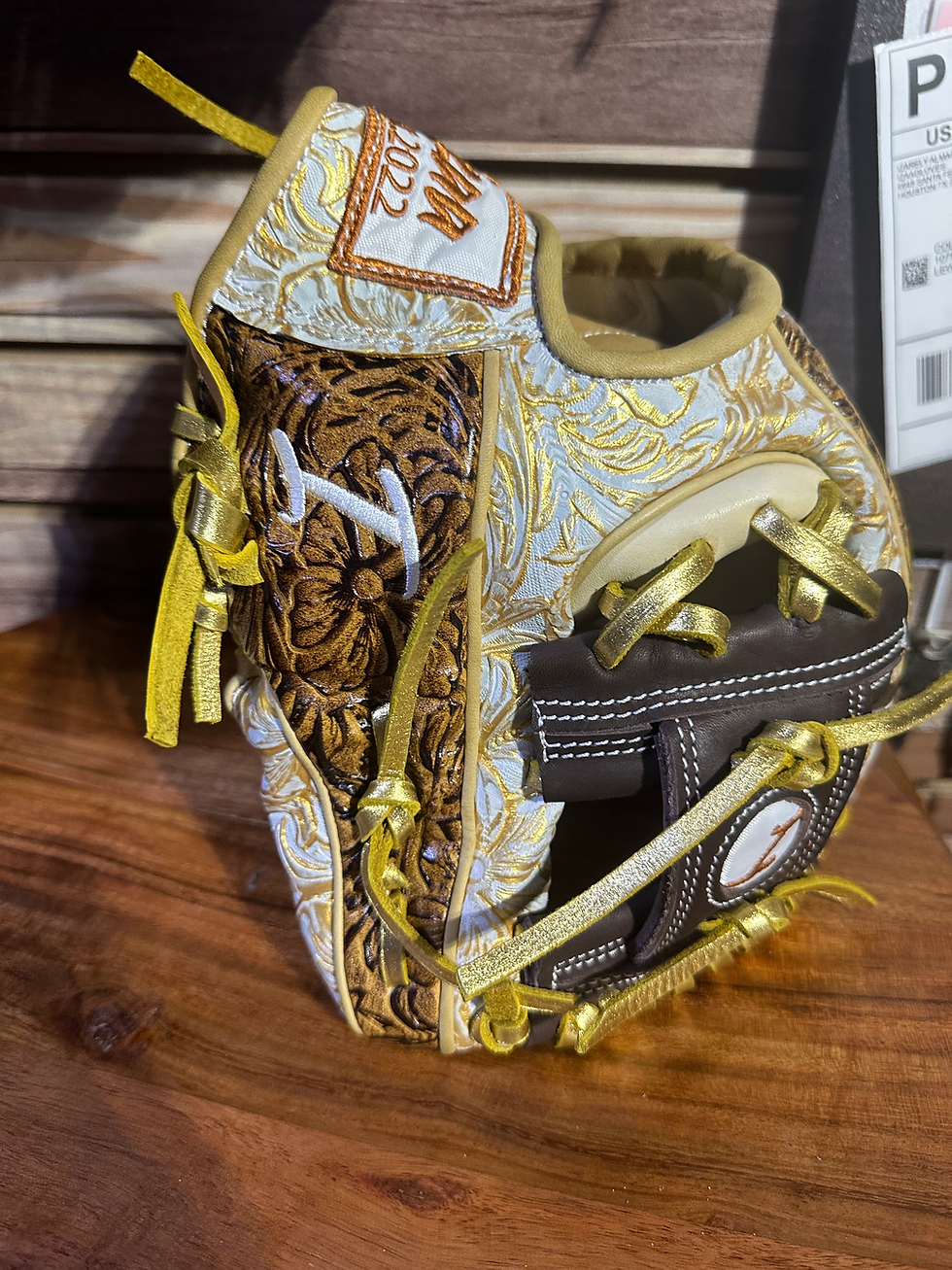 Thumbnail: 11.5”vaquero honey vaquero gold brown I web extra padding broken in