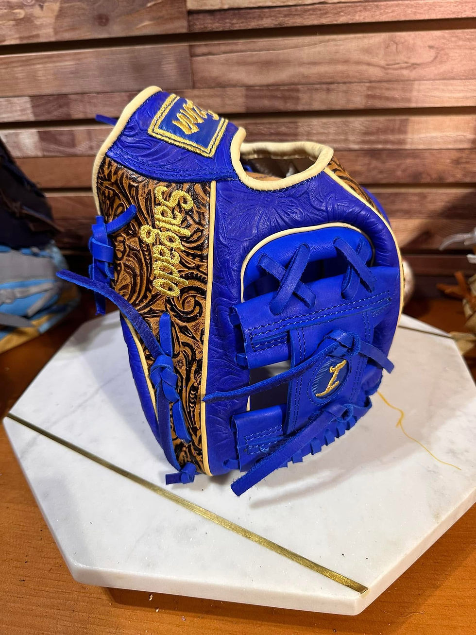 Thumbnail: Pictures customized gloves to order please call 5014086377