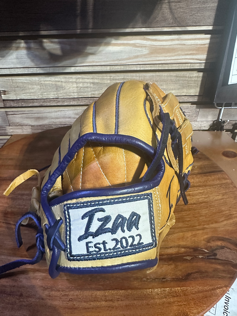 Thumbnail: 11,5” navy blue laces H-Web