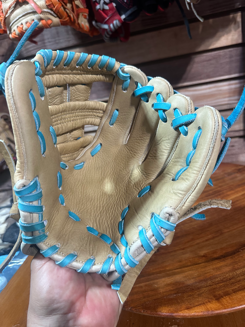 Thumbnail: 10.75” RHT kids small hands easy to squeeze  oiled and broken in 