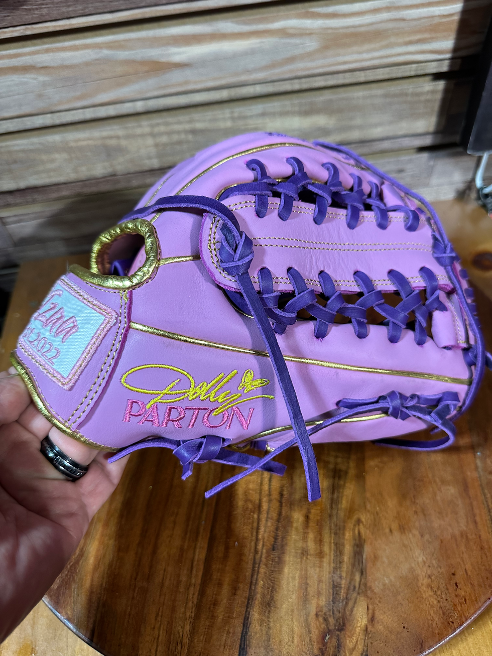 Thumbnail: 12” Dolly purple laces , Especial Edition reinforced padding oiled and broken in