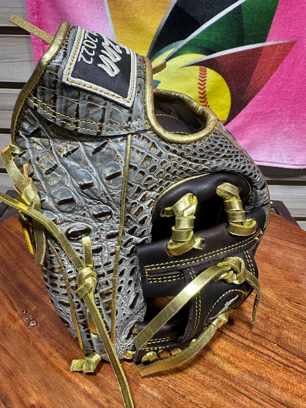 Thumbnail: 11.5”, coco churro web brown oiled broken in extra padding 