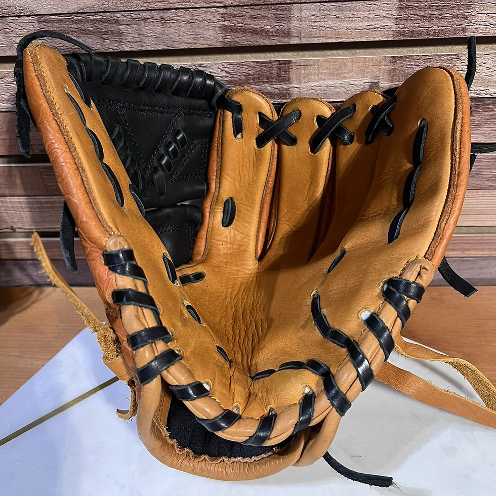 Thumbnail: 12" RHT, 2-Piece Web, Vaquero Burnt Orange, Black Web Basebasll Softball Glove