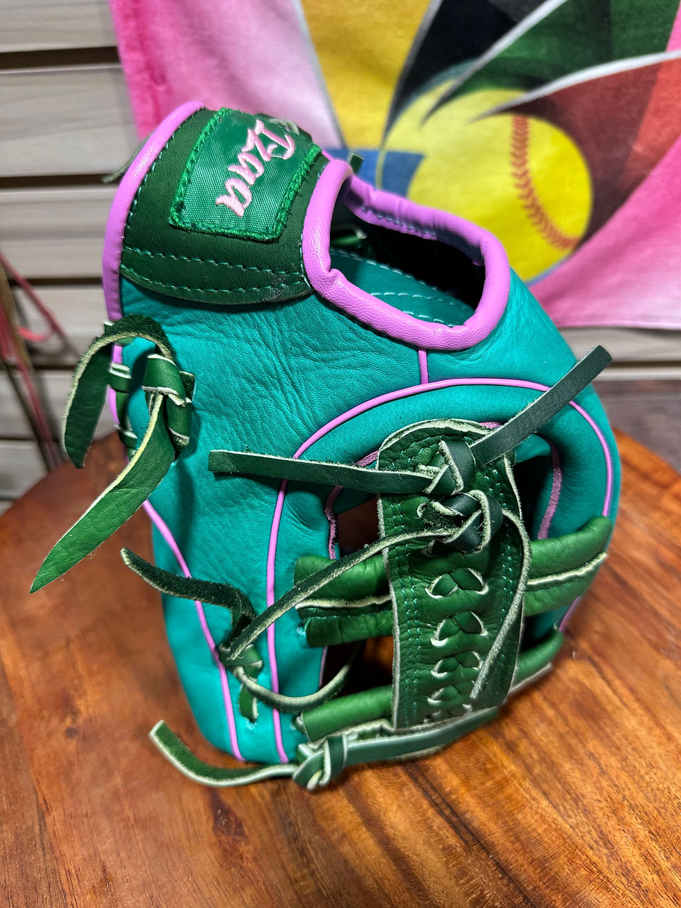 Thumbnail: 11.5”RHT green kids oiled broken in game ready  