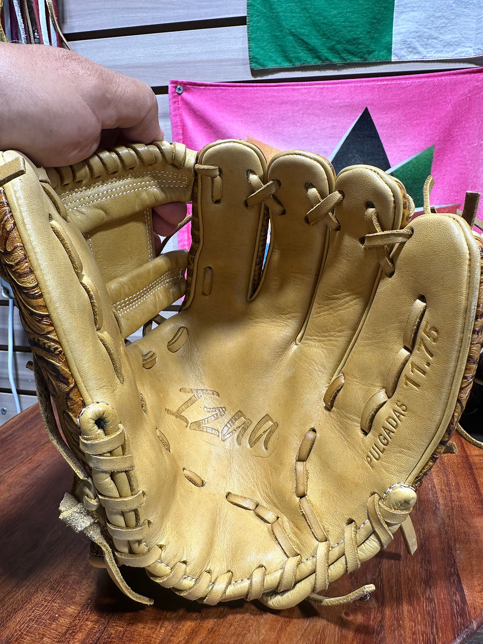 Thumbnail: 11.75” RHT , vaquero / Python I-Web oiled , broken in extra padding 