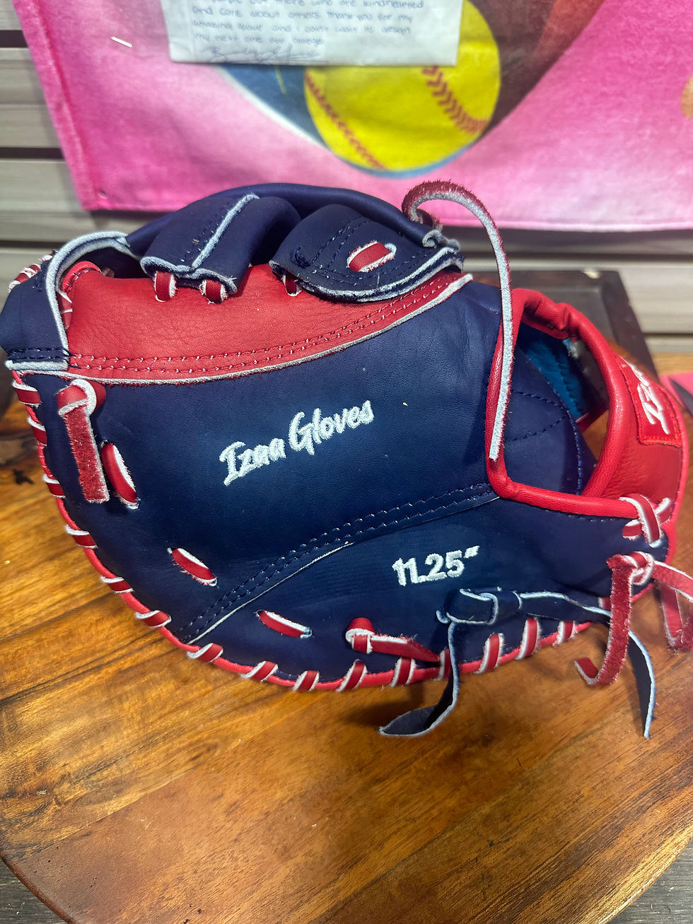 Thumbnail: 11.25” RHT, Cross-Web, First Baseman's Mitt, Kids Soft Smooth Leather