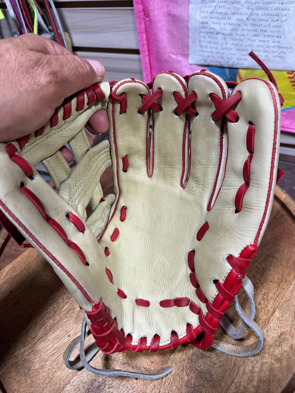 Thumbnail: 11.5” RHT small-kids tan /red 