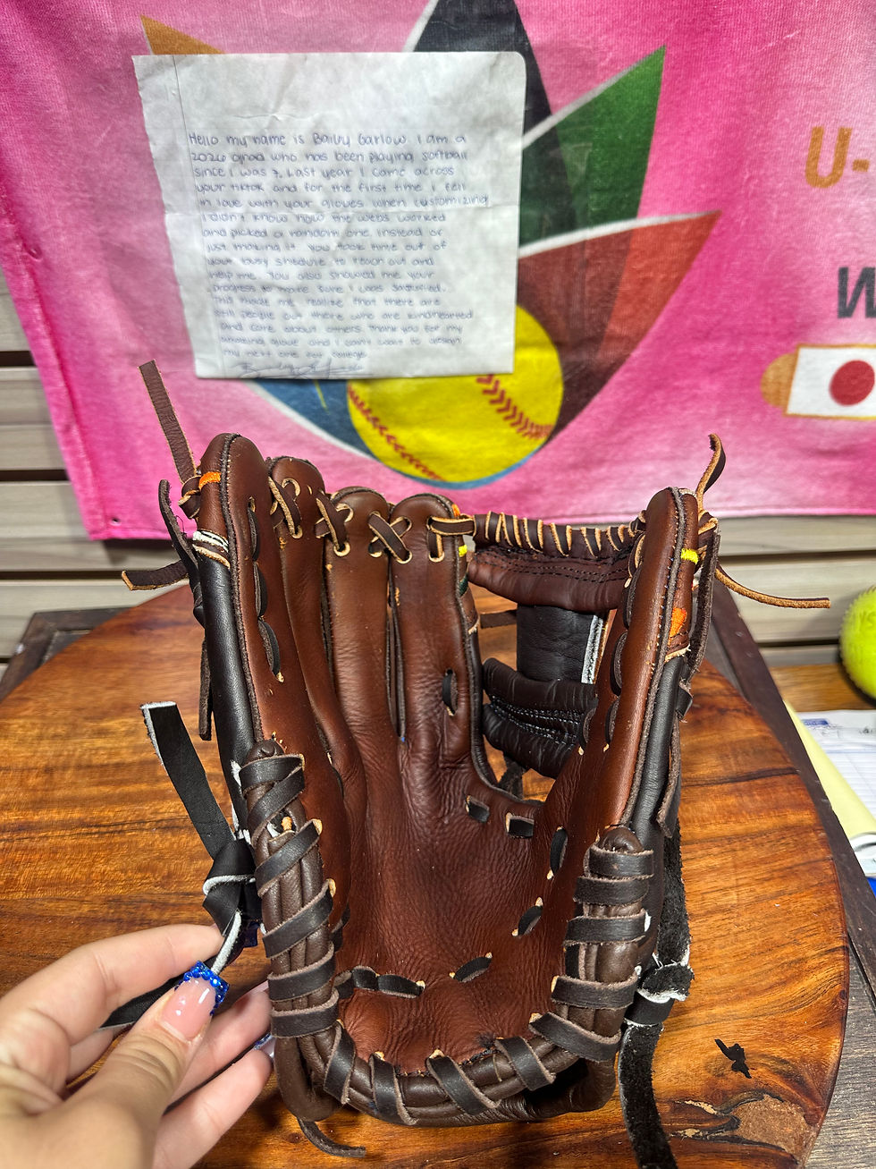 Thumbnail: 11.5” LHT, I-Web, Ice Cream and Sprinkles Baseball Glove in Dark Chocolate