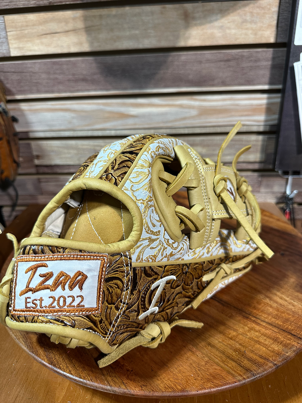 Thumbnail: 12”vaquero honey &gold white , oiled , broken in , extra padding 