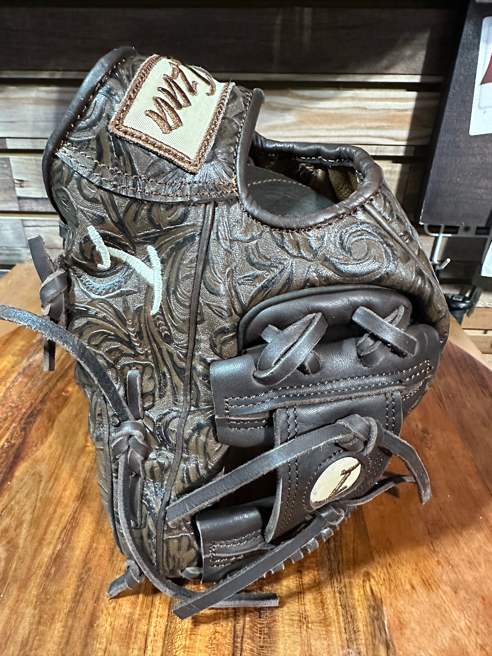 Thumbnail: 11.5”RHT vaquero brown oiled,broken in and extra padding 