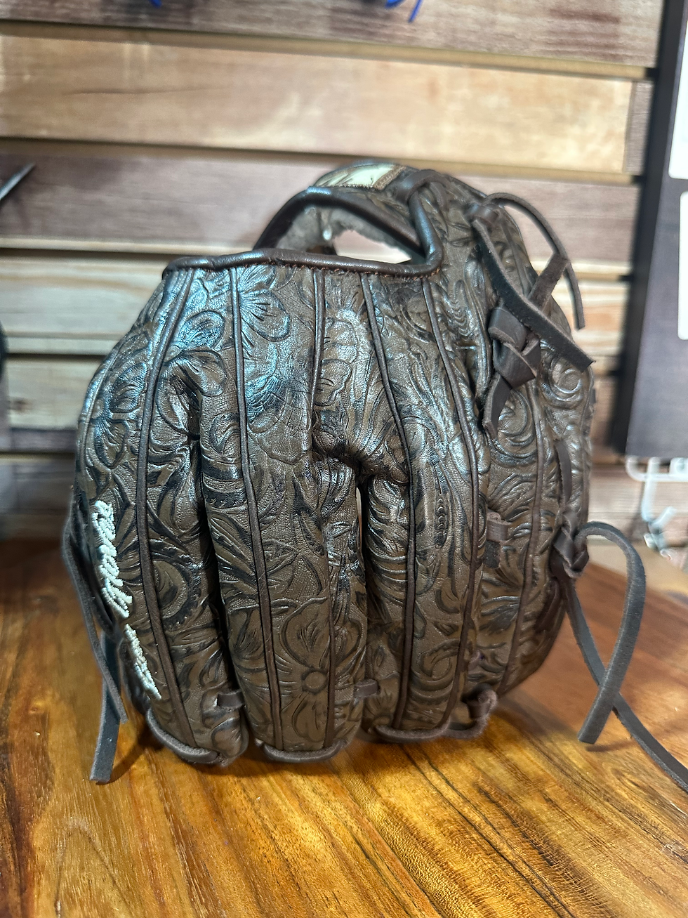 Thumbnail: 11.5” vaquero brown extra padding oiled and broken in