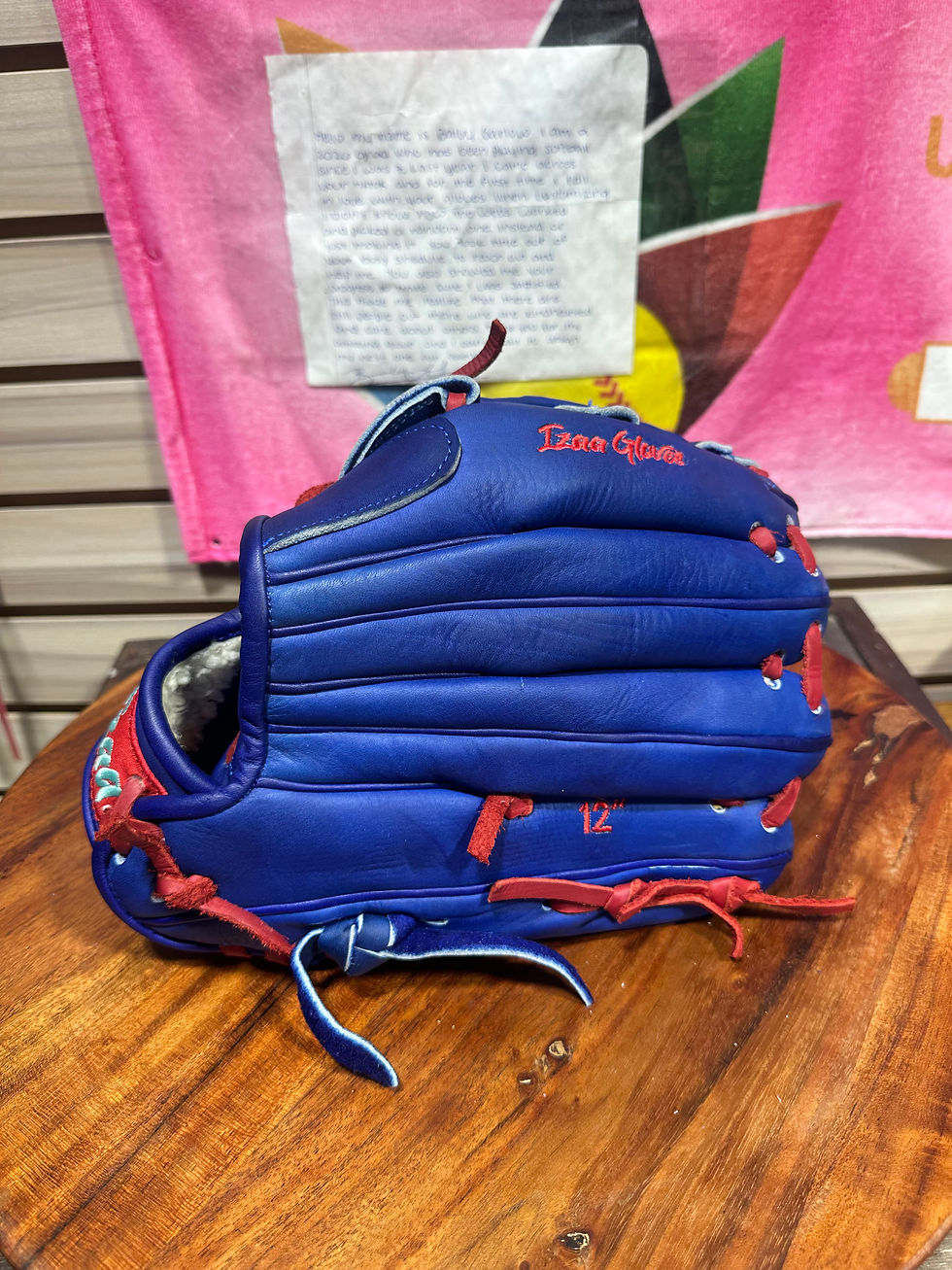 Thumbnail: 12” LHT lefty kids soft leather oil and broken in game ready 
