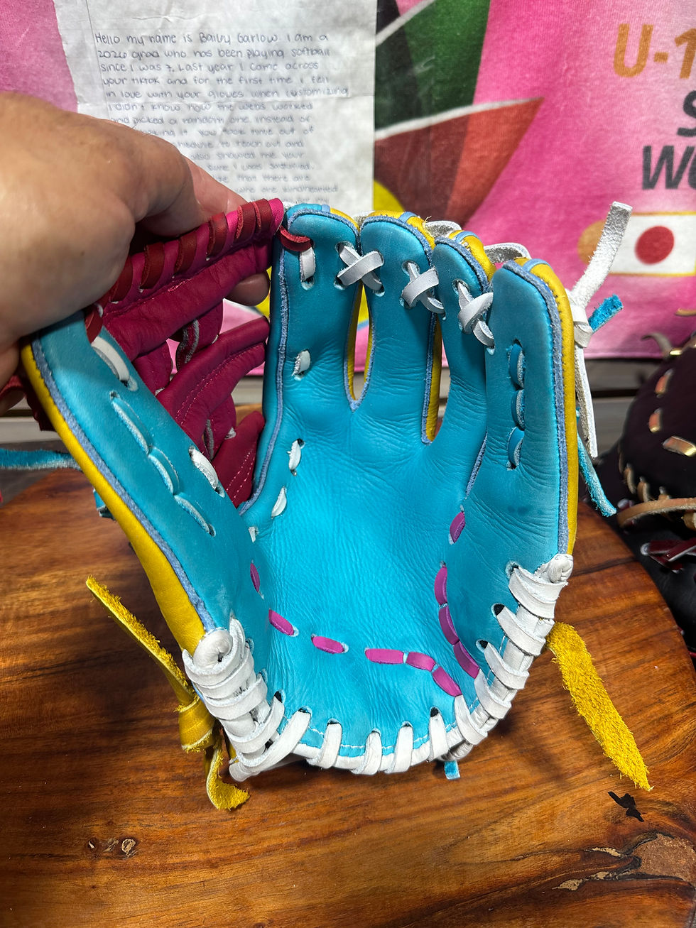 Thumbnail: 11.25” Josiah customize only Sponge Bob Glove, oiled and broken in , custom only