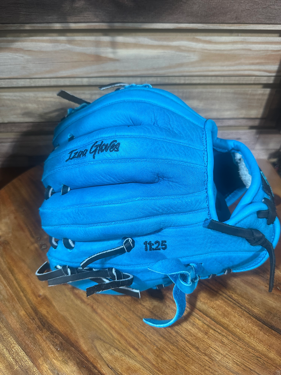 Thumbnail: 11.5” sky blue , oiled and broken in, easy to squeeze  