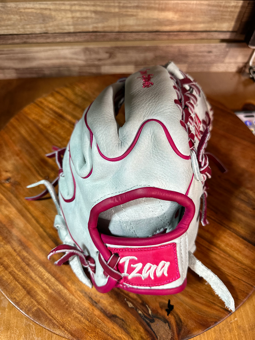 Thumbnail: Customize only 10.5”10.75”and 11” kids small hands soft leather easy squeeze 
