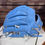 Thumbnail: 12.25", RHT, Closed-Web, Smooth Leather Light Blue-Silver Baseball Softball Glove