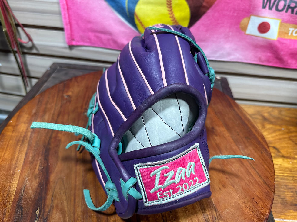 Thumbnail: 12” RHT, purple reinforced web oiled and broken in and extra padding 