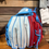 Thumbnail: 12” RHT Carolina blue , white , red reinforced padding  oiled broken in 