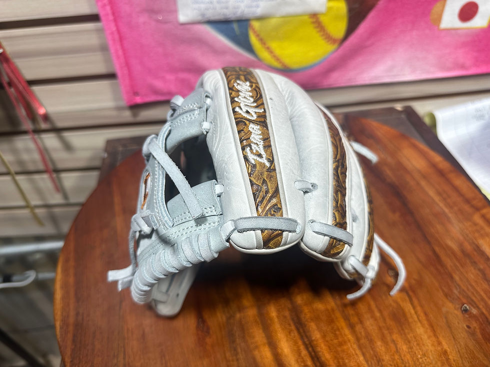Thumbnail: 11.25”RHT I-Web vaquero white oiled and broken in , extra padding 