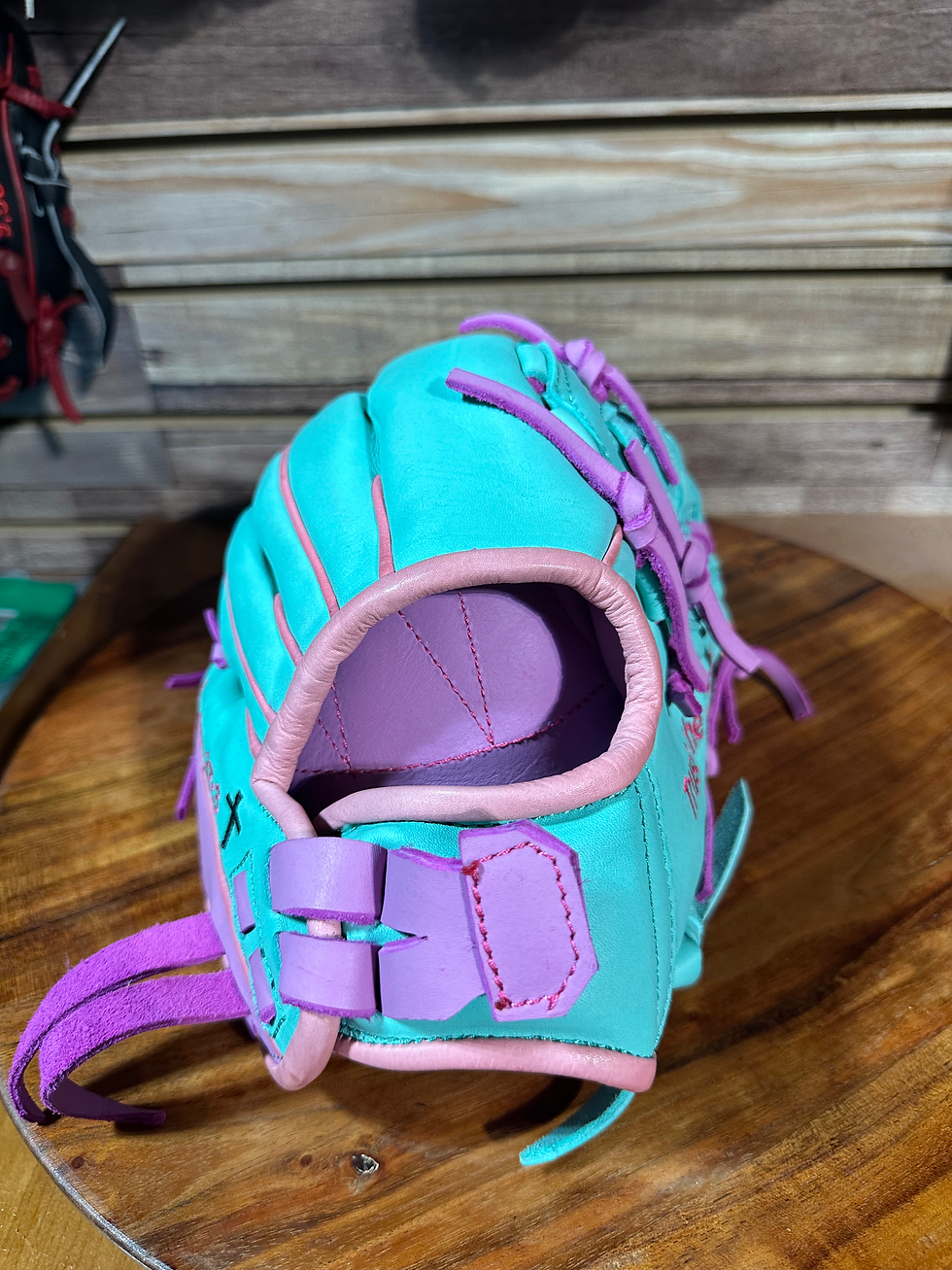 Thumbnail: Kids customize only 11.25” up to 12” soft leather easy to  squeeze broken 