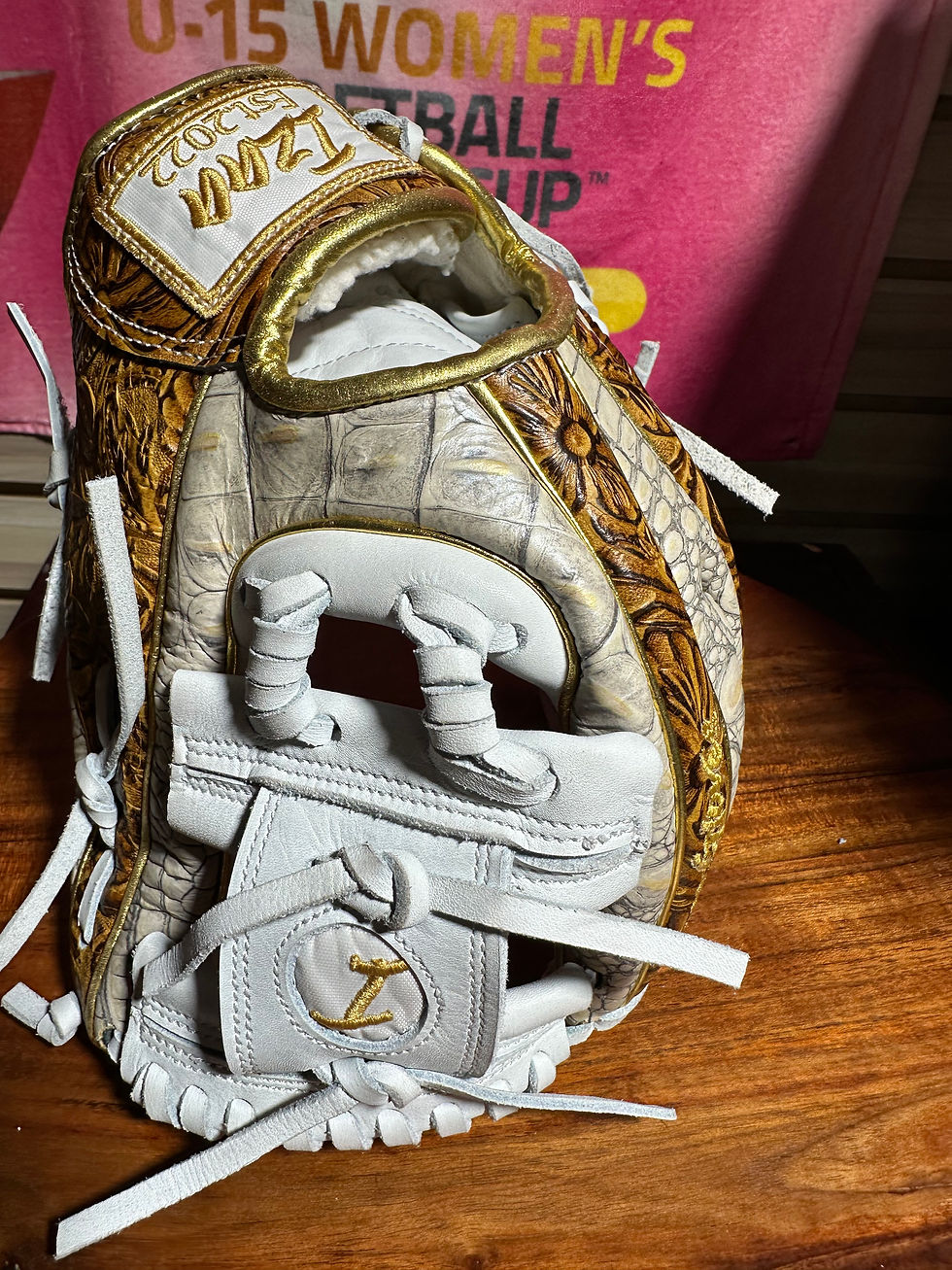 Thumbnail: 11.5” RHT vaquero/coco white, churro web oiled and broken in 