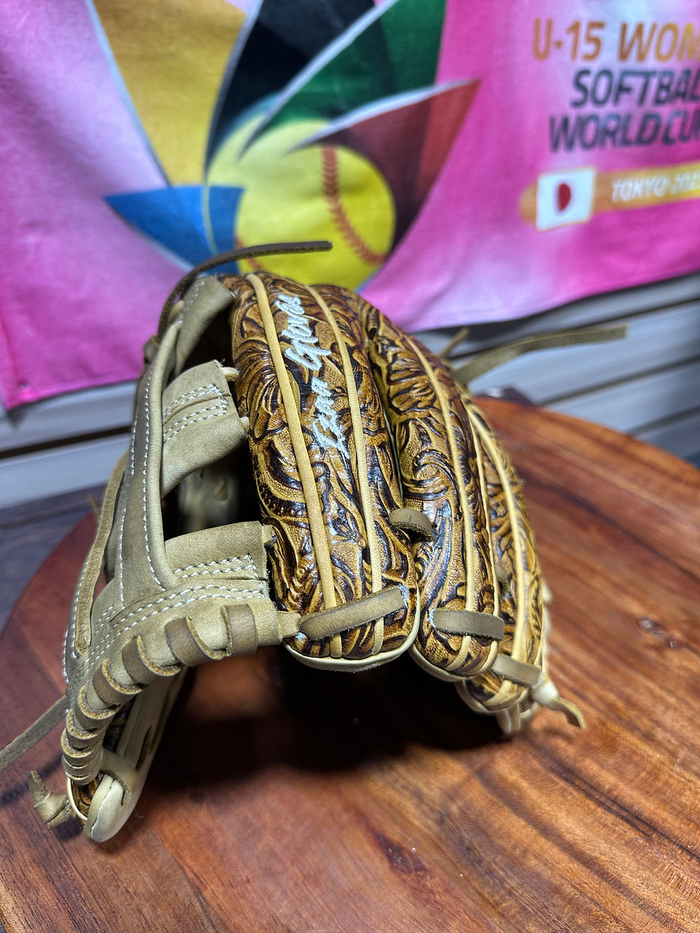 Thumbnail: 12” RHT full vaquero H-web oiled and broken in extra padding 