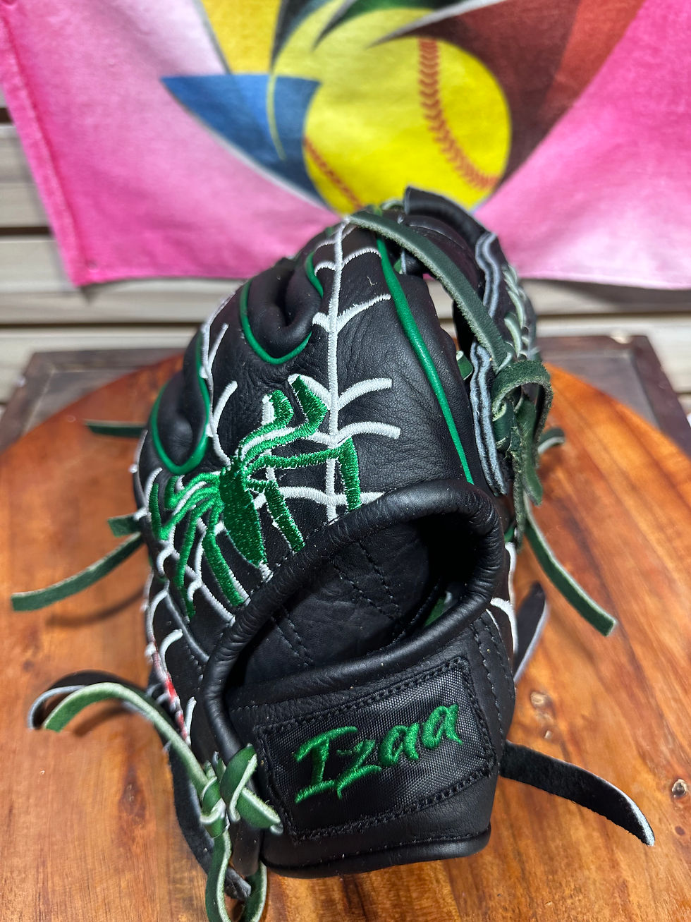 Thumbnail: 11.5”RHT kids Spider-Man black oiled and broken in , game ready 