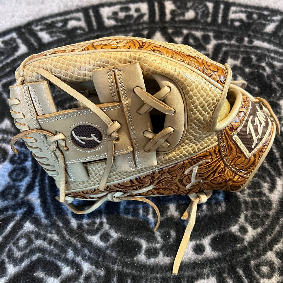 11.75", LHT, I-Web, Elite 2A, SnakeSkin in Cream / Vaquero in Honey -#1B-109