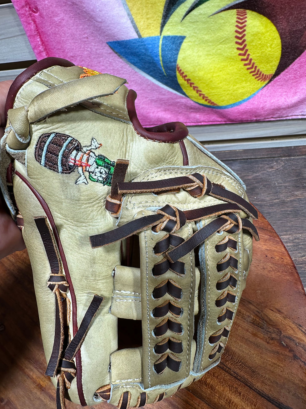 Thumbnail: 11” RHT el chavo kids small hands glove  game ready broken in 