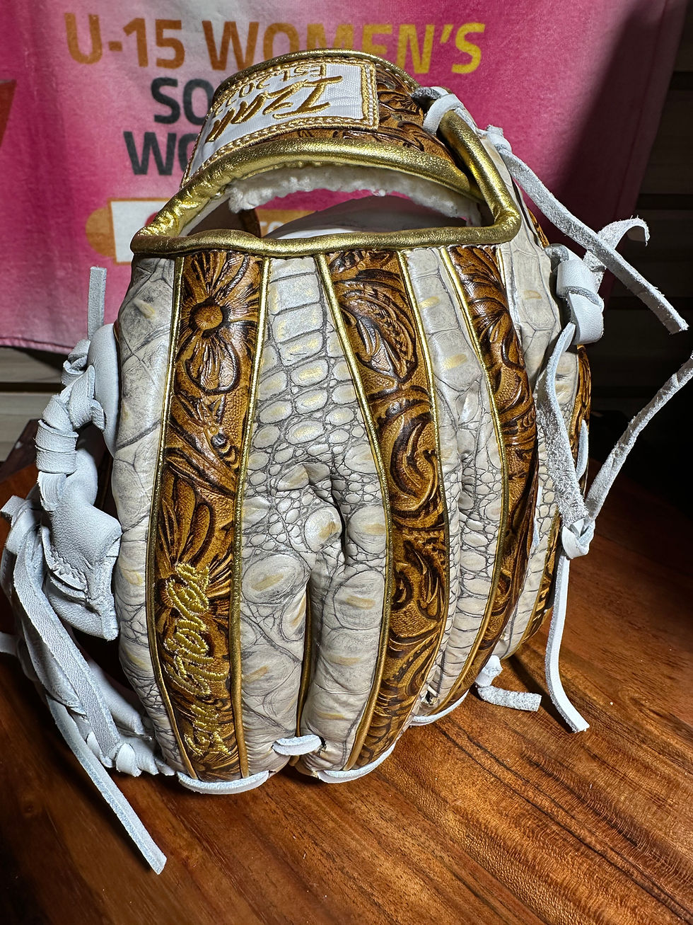 Thumbnail: 11.5” RHT vaquero/coco white, churro web oiled and broken in 