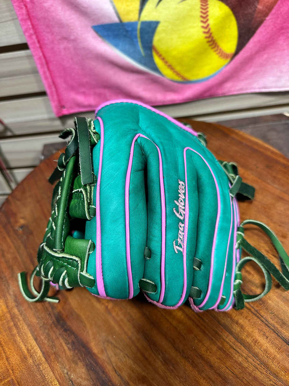Thumbnail: 11” RHT teal /green kids oiled and broken in , game ready 