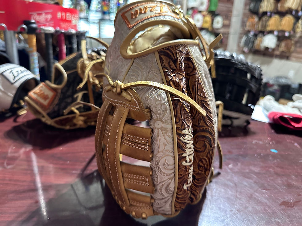 Thumbnail: 12.5", RHT, Modified H-Web, Elite 2A, Vaquero Bone and Vaquero Honey