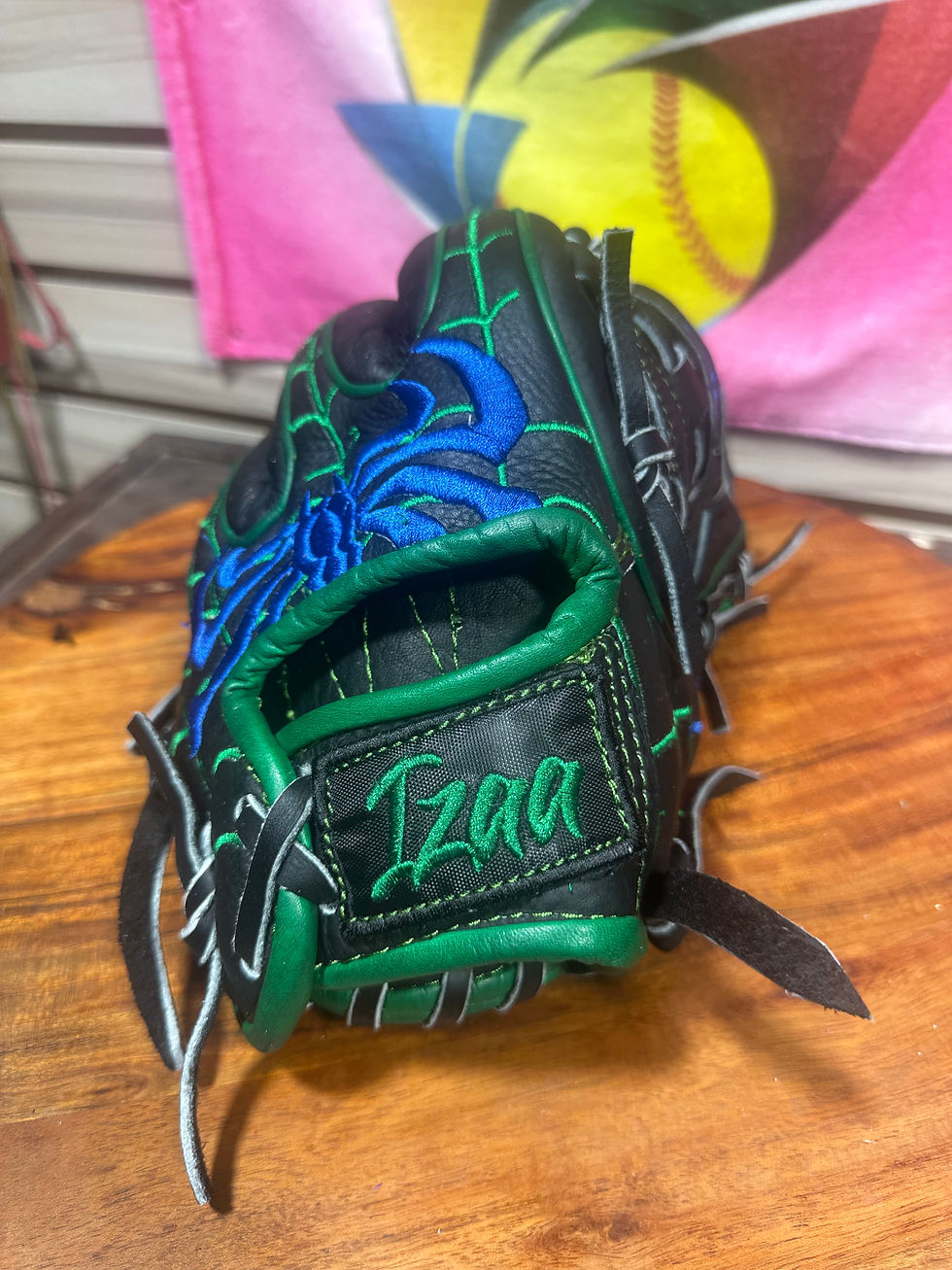 Thumbnail: Luca customize only kids small hands glove , game ready broken in 