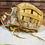Thumbnail: 12.5", 13", RHT, Mod H-Web, Arizona Snake Cream/ Vaquero Honey-Brown Baseball Softball Glove
