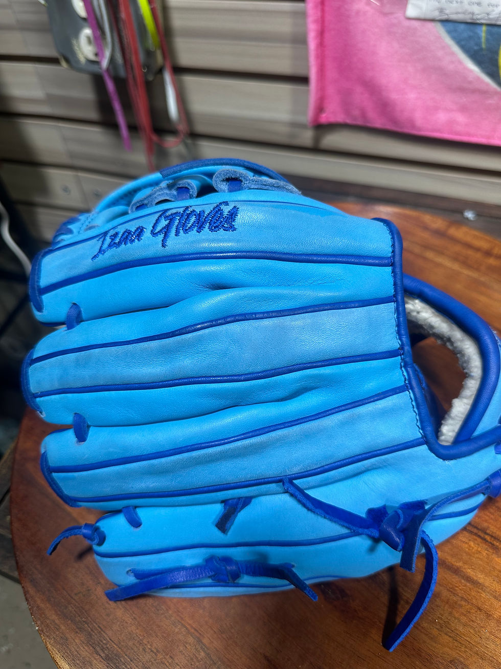 Thumbnail: 11” RHT, H-Web, Signature Series Smooth, Blue, Royal Laces