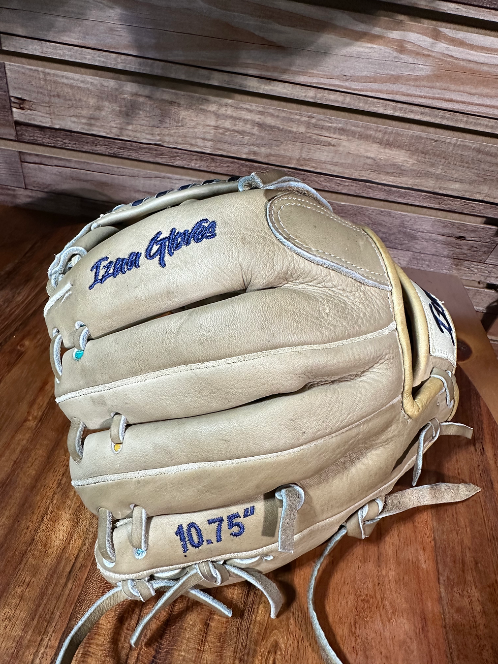 Thumbnail: 10.75” kids RHT Navy, small hands easy squeeze oiled broken in 