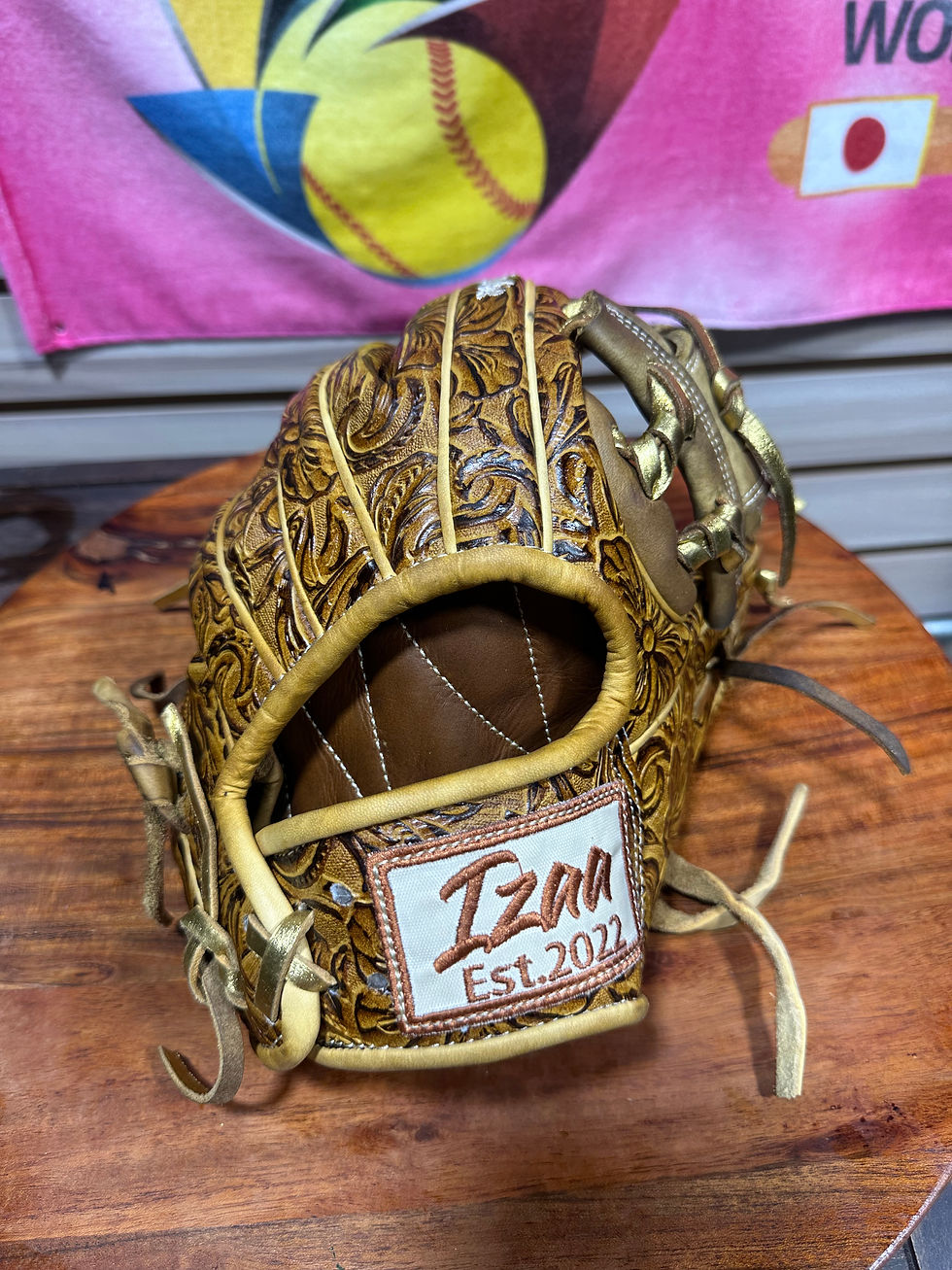 Thumbnail: 11.25” RHT, Churro I-Web, Vaquero Honey, Gold Laces