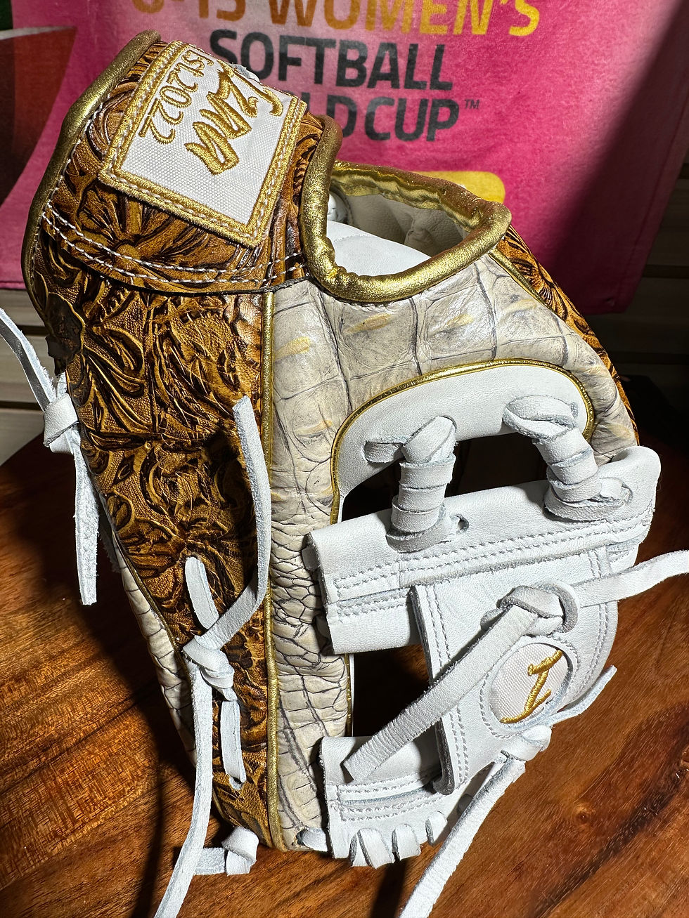 Thumbnail: 11.5” RHT vaquero/coco white, churro web oiled and broken in 