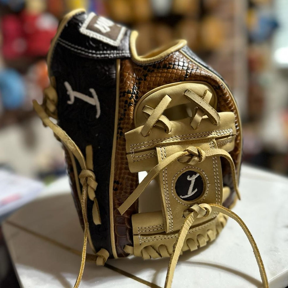Thumbnail: RHT, I-Web, Python Honey-Brown / Vaquero Dk Brown Baseball Softball Glove