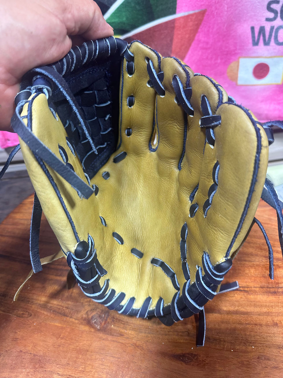 Thumbnail: 11” RHT kids small hands gloves game ready broken in 