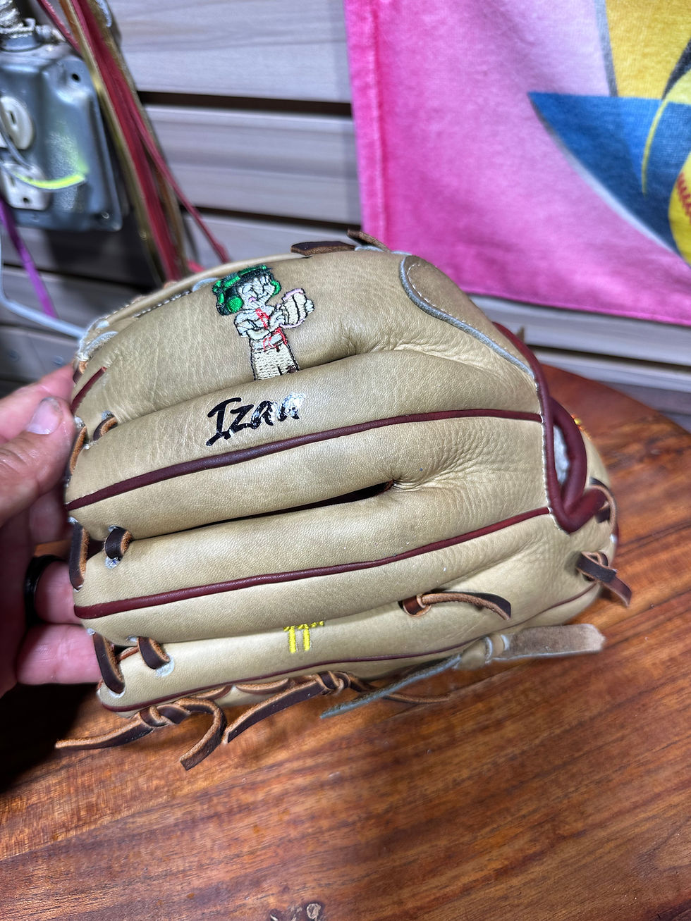 Thumbnail: 11” RHT el chavo kids small hands glove  game ready broken in 