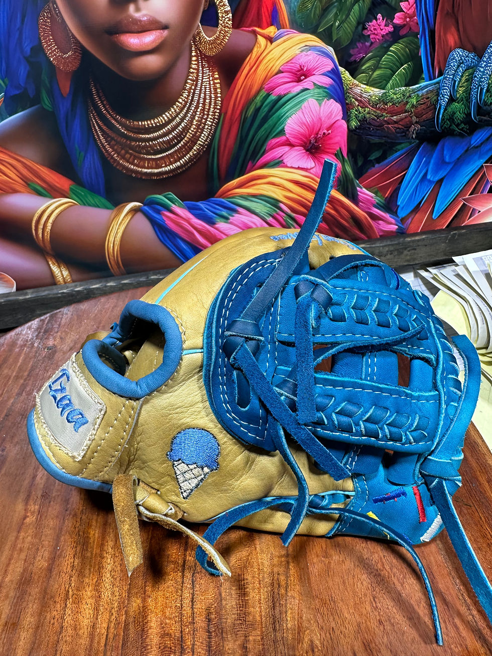 Thumbnail: 11” RHT kids soft leather oiled and broken in , game ready 