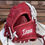 Thumbnail: 12" RHT, Closed-Web, Vaquero Leather Red-White Web Baseball Softball Glove