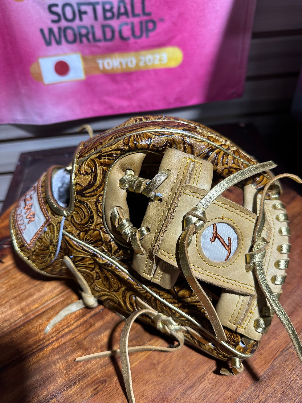 Thumbnail: 11.75” RHT vaquero honey churro oiled broken in extra padding 