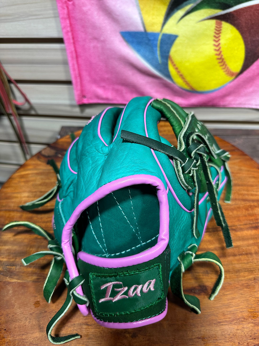 Thumbnail: 11.5”RHT green kids oiled broken in game ready  